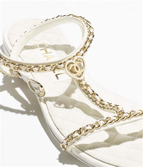 sandali pelle chanel